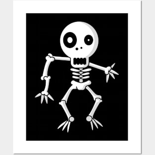 Funny skeleton Posters and Art